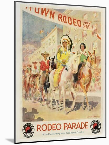 Rodeo Parade-null-Mounted Giclee Print