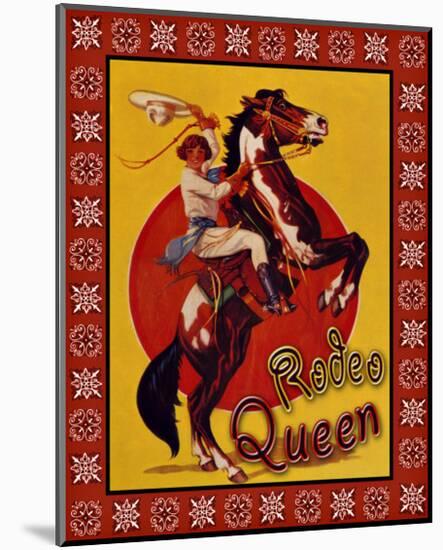 Rodeo Queen-null-Mounted Giclee Print