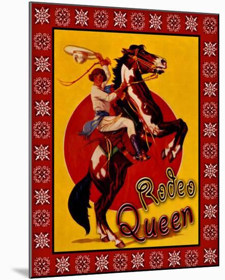 Rodeo Queen-null-Mounted Giclee Print