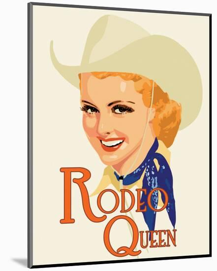 Rodeo Queen-Richard Weiss-Mounted Premium Giclee Print