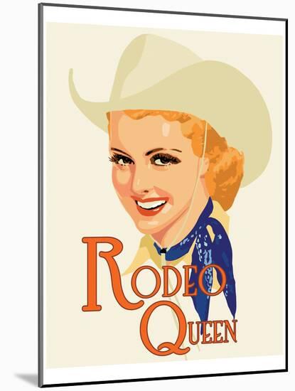 Rodeo Queen-Richard Weiss-Mounted Art Print