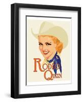 Rodeo Queen-Richard Weiss-Framed Art Print