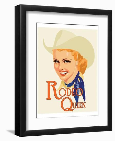 Rodeo Queen-Richard Weiss-Framed Art Print