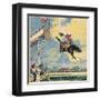 Rodeo Rider's Leap-R Moritz-Framed Art Print