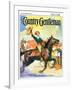 "Rodeo Riders," Country Gentleman Cover, October 1, 1927-Frank Schoonover-Framed Giclee Print