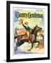 "Rodeo Riders," Country Gentleman Cover, October 1, 1927-Frank Schoonover-Framed Giclee Print