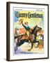 "Rodeo Riders," Country Gentleman Cover, October 1, 1927-Frank Schoonover-Framed Giclee Print