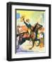 "Rodeo Riders,"October 1, 1927-Frank Schoonover-Framed Giclee Print