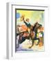 "Rodeo Riders,"October 1, 1927-Frank Schoonover-Framed Giclee Print