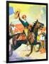 "Rodeo Riders,"October 1, 1927-Frank Schoonover-Framed Premium Giclee Print