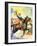 "Rodeo Riders,"October 1, 1927-Frank Schoonover-Framed Giclee Print