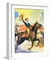 "Rodeo Riders,"October 1, 1927-Frank Schoonover-Framed Giclee Print