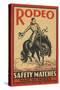 Rodeo Safety Matches Illustration-null-Stretched Canvas