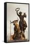 Rodeo Sculpture, Oklahoma City, Oklahoma, USA-Walter Bibikow-Framed Stretched Canvas