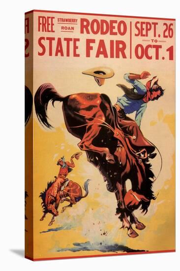 Rodeo State Fair, c.1940-null-Stretched Canvas