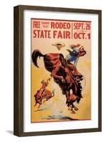 Rodeo State Fair, c.1940-null-Framed Giclee Print