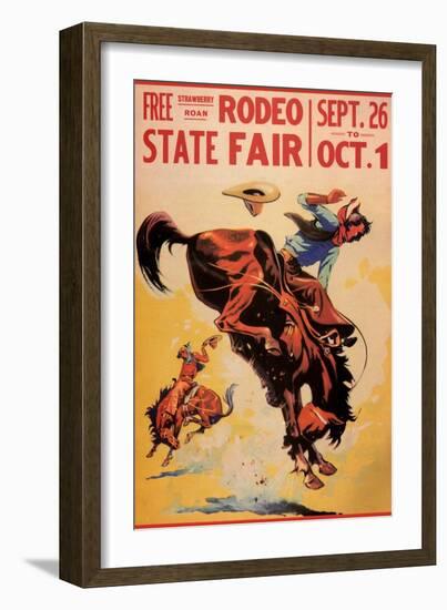 Rodeo State Fair, c.1940-null-Framed Giclee Print