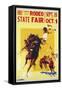 Rodeo State Fair Roan, Two Cowgirls-null-Framed Stretched Canvas