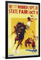 Rodeo State Fair Roan, Two Cowgirls-null-Framed Giclee Print