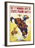 Rodeo State Fair Roan-null-Framed Giclee Print