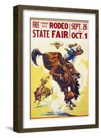 Rodeo State Fair Roan-null-Framed Giclee Print