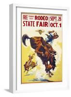 Rodeo State Fair Roan-null-Framed Giclee Print