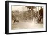 Rodeo Steer Roping-null-Framed Art Print