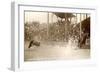 Rodeo Steer Roping-null-Framed Art Print