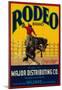 Rodeo Vegetable Label - Salinas, CA-null-Mounted Poster