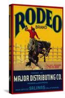 Rodeo Vegetable Label - Salinas, CA-Lantern Press-Stretched Canvas