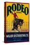 Rodeo Vegetable Label - Salinas, CA-Lantern Press-Stretched Canvas