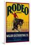 Rodeo Vegetable Label - Salinas, CA-Lantern Press-Framed Art Print