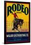 Rodeo Vegetable Label - Salinas, CA-Lantern Press-Framed Art Print