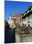 Rodergasse, Rothenburg Ob Der Tauber, Bavaria, Germany-Hans Peter Merten-Mounted Photographic Print