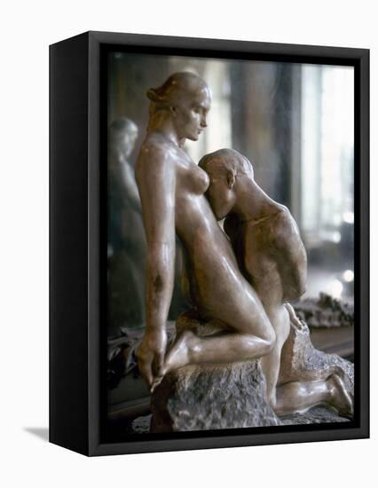 Rodin: Lovers, 1911-Auguste Rodin-Framed Stretched Canvas