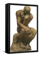 Rodin's Thinker-null-Framed Stretched Canvas
