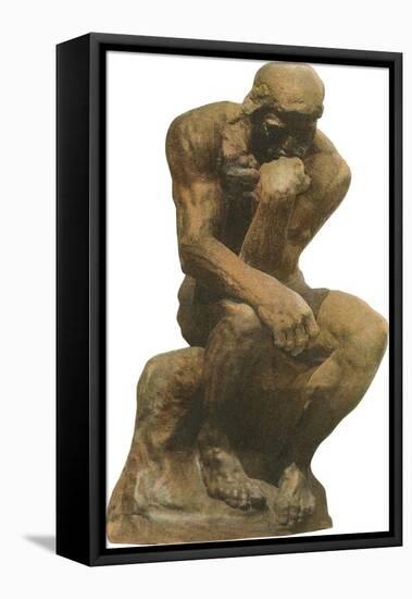 Rodin's Thinker-null-Framed Stretched Canvas