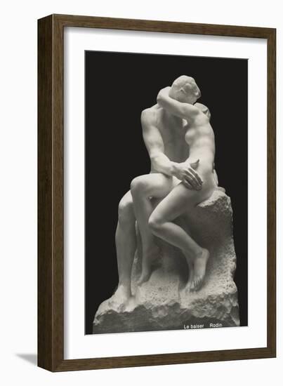 Rodin, The Kiss-null-Framed Art Print