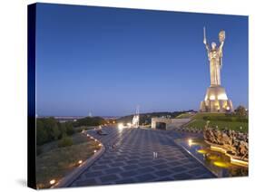 Rodina Mat Statue and the Great Patriotic War Museum, Kiev Ukraine, Europe-Graham Lawrence-Stretched Canvas