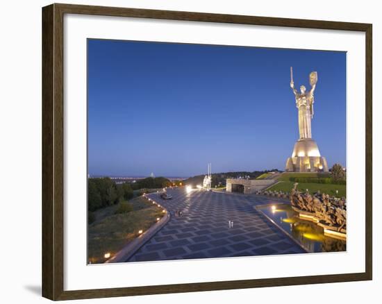 Rodina Mat Statue and the Great Patriotic War Museum, Kiev Ukraine, Europe-Graham Lawrence-Framed Photographic Print