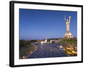 Rodina Mat Statue and the Great Patriotic War Museum, Kiev Ukraine, Europe-Graham Lawrence-Framed Photographic Print