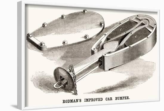 Rodman's Improved Car Bumper-null-Framed Art Print