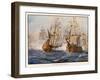 Rodney Defeats de Grasse off Dominica-J.r. Skelton-Framed Art Print