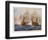 Rodney Defeats de Grasse off Dominica-J.r. Skelton-Framed Art Print