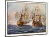 Rodney Defeats de Grasse off Dominica-J.r. Skelton-Mounted Art Print