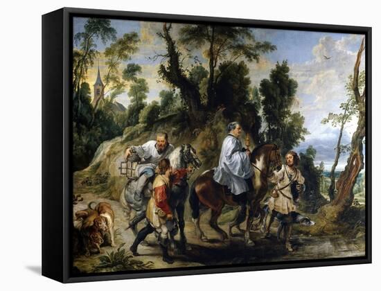 Rodolfo I De Habsburgos Act of Devotion, 1618-1620-Peter Paul Rubens-Framed Stretched Canvas