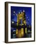 Roebling Suspension Bridge, Cincinnati, Ohio, USA-null-Framed Premium Photographic Print