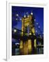 Roebling Suspension Bridge, Cincinnati, Ohio, USA-null-Framed Photographic Print