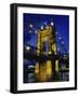 Roebling Suspension Bridge, Cincinnati, Ohio, USA-null-Framed Photographic Print