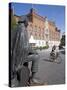 Roedhus, Hans Christian Andersen Statue, Odense, Funen, Denmark, Scandinavia, Europe-Marco Cristofori-Stretched Canvas